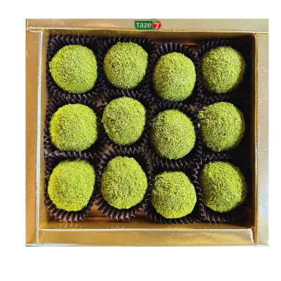 Hurma Topu Toz Fıstık Kaplı 270 Gr - TAZE7