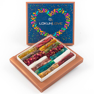 Karışık Antep Fıstıklı Fitil Lokum 300 Gr - TAZE7