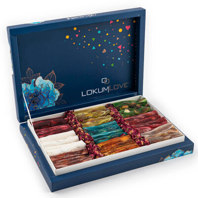 Karışık Antep Fıstıklı Fitil Lokum 500 Gr - TAZE7
