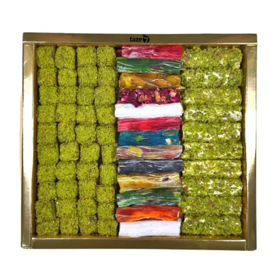 Karışık Antep Fıstıklı Lokum 780 Gr - 